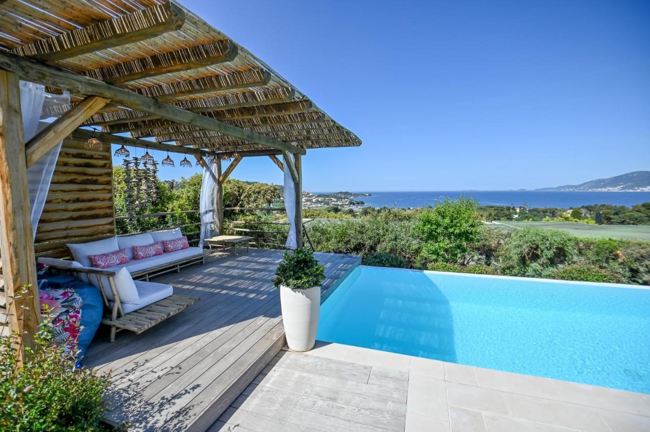 Giulia, Villa D'Exception, Piscine Vue Mer - Porticcio Porticcio  Luaran gambar